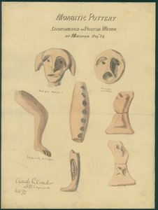 Ceramiche moabitiche dalla seconda collezione di Mr Shapira, 1872 da Claude Conder